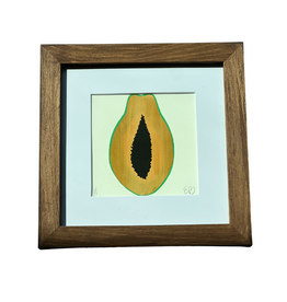 Papaya Print by Emma Yadloczky