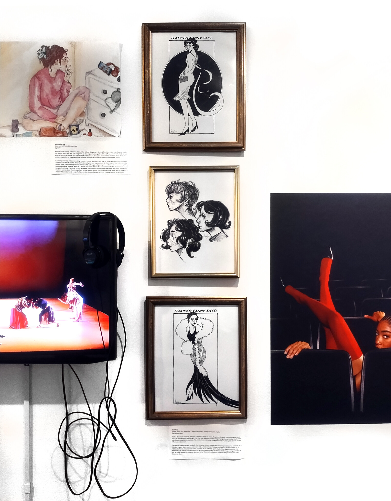 "Flapper Fanny Says - Windy day" by Alphabat.soup