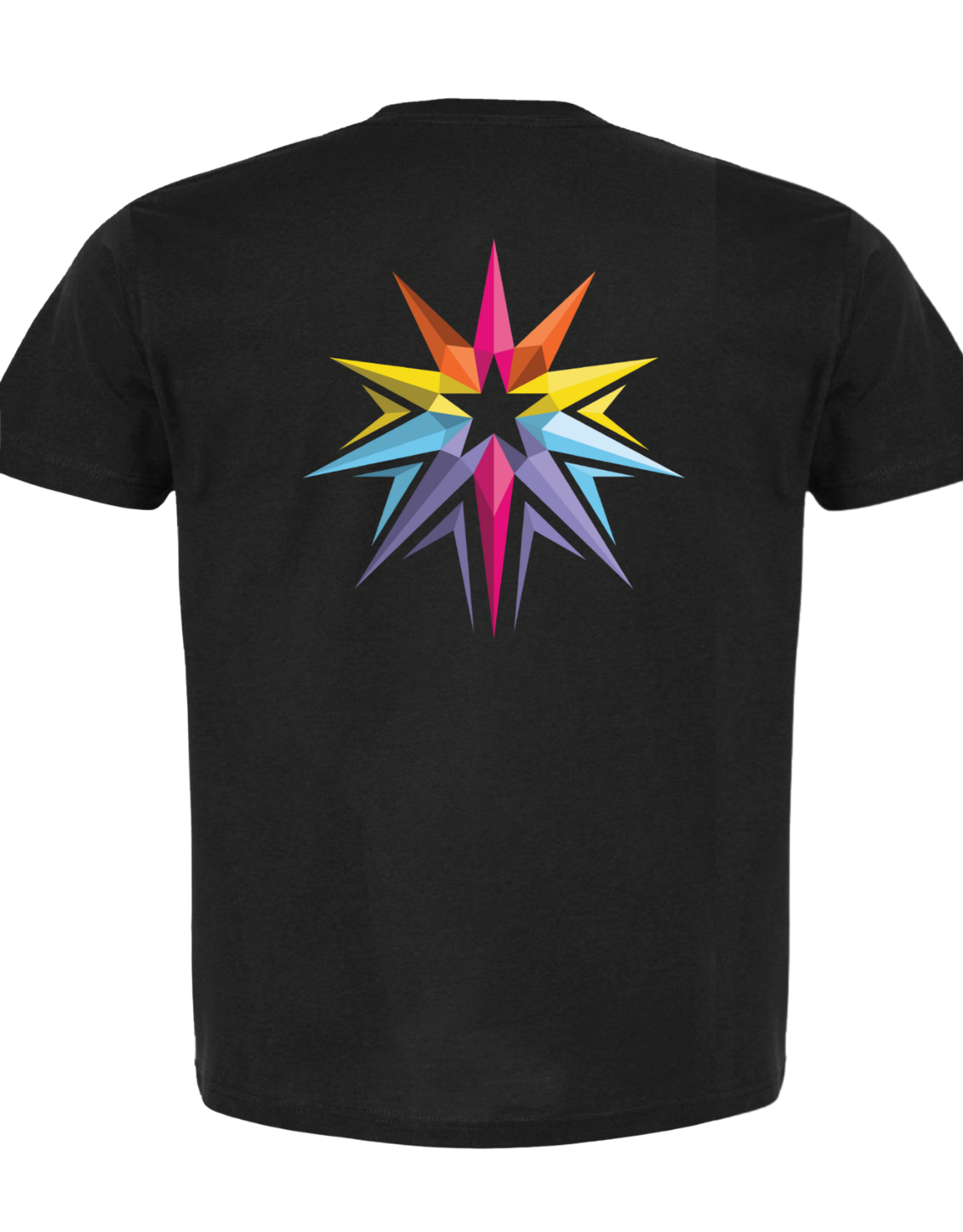 Manifest Columbia Logo T-Shirt in Black, Design by Sara-Beth Ramsey