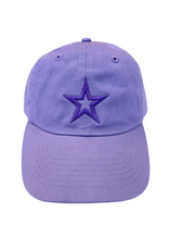 Manifest Manifest Lavender Embroidered Hat, Design by Sara-Beth Ramsey