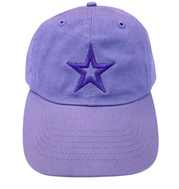 Manifest Manifest Lavender Embroidered Hat, Design by Sara-Beth Ramsey