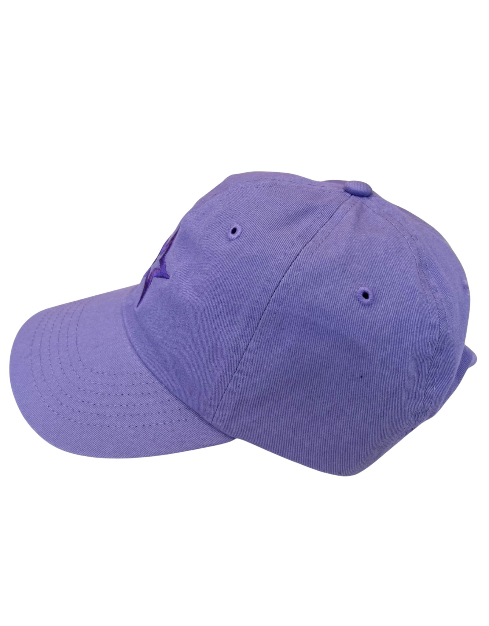 Manifest Manifest Lavender Embroidered Hat, Design by Sara-Beth Ramsey
