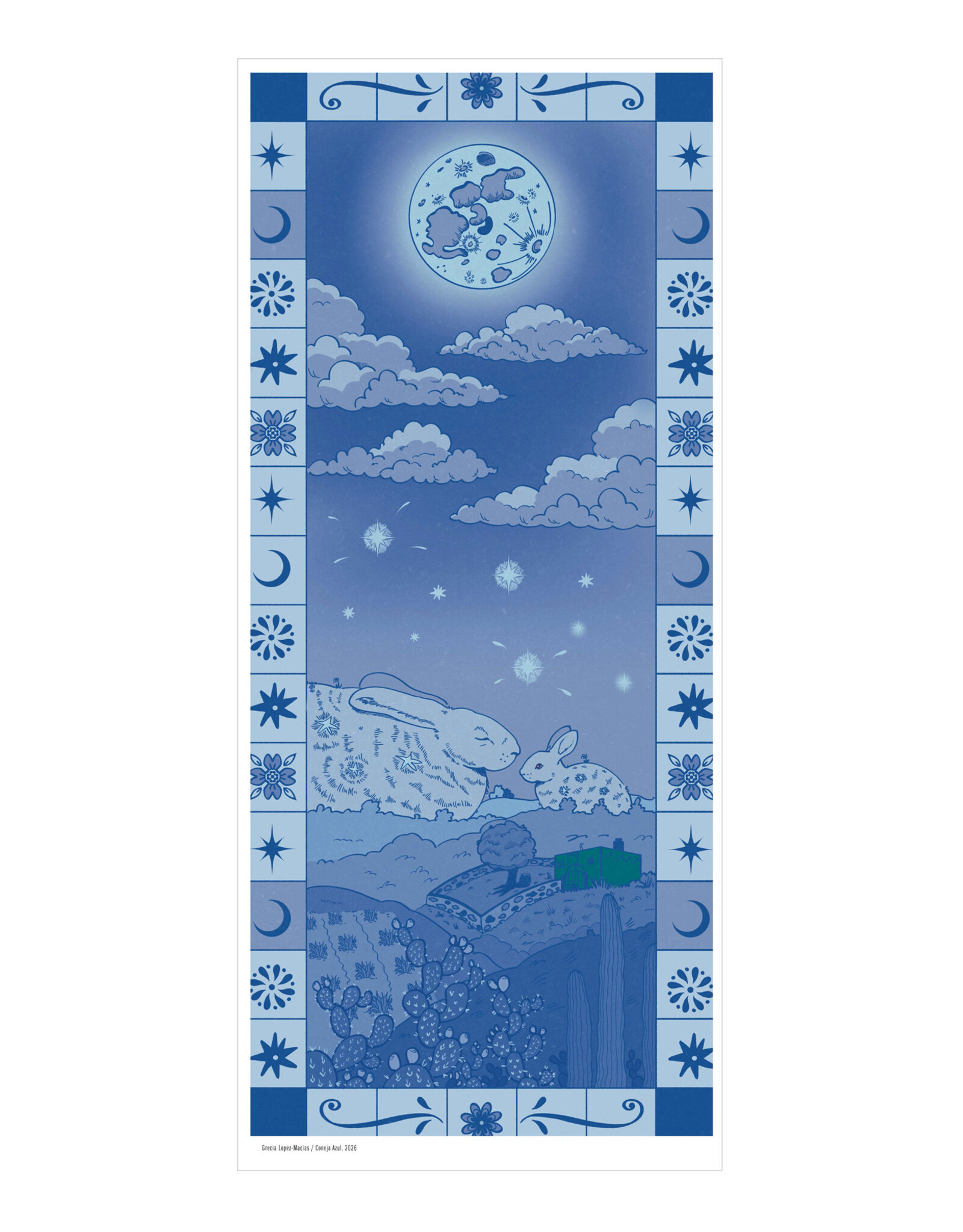 Illustration Poster Print by Grecia Lopez-Macias / Coneja Azul