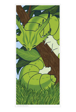 Illustration Poster Print by Caterpillar, by Angelica S