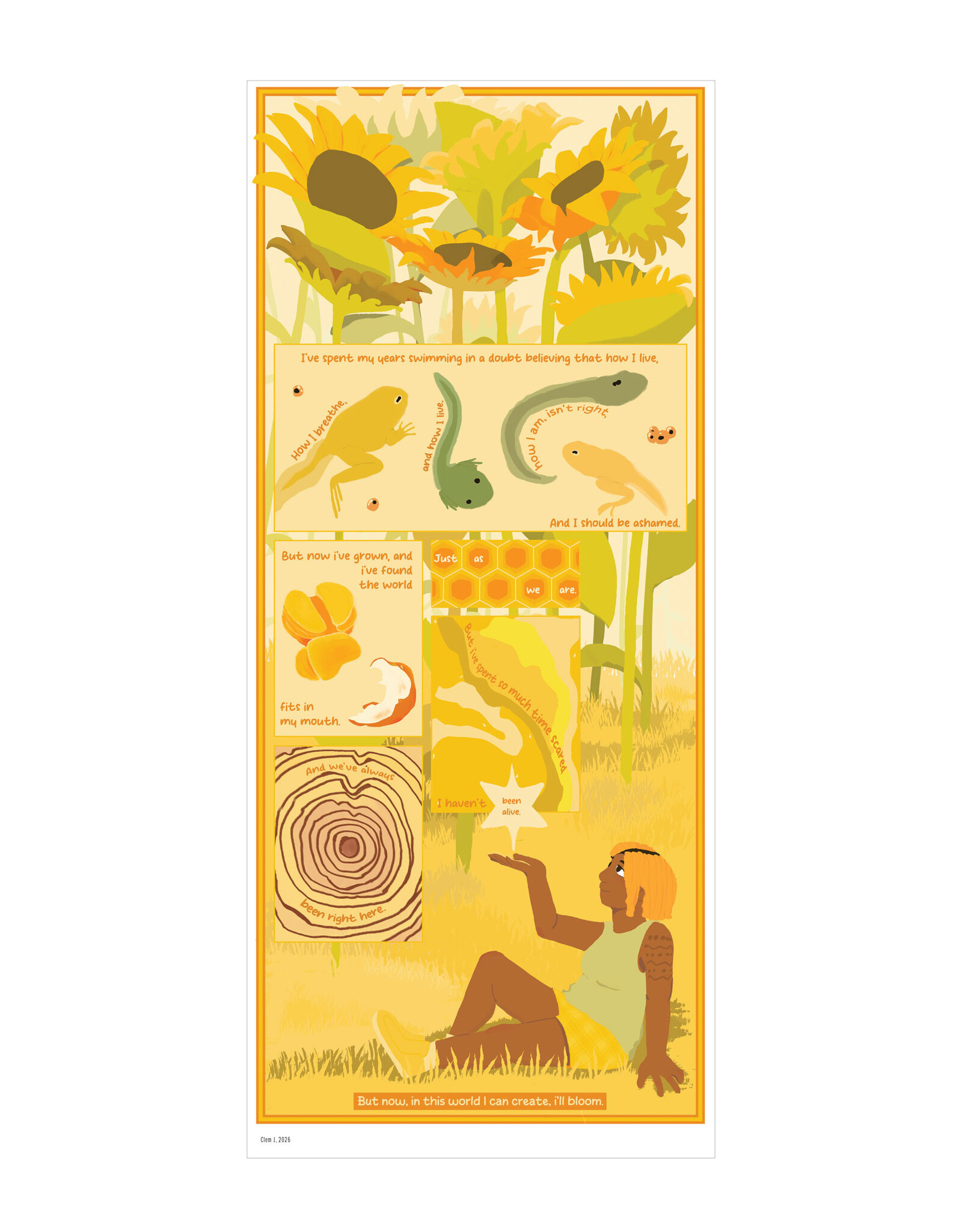 Illustration Poster Print by Clem J