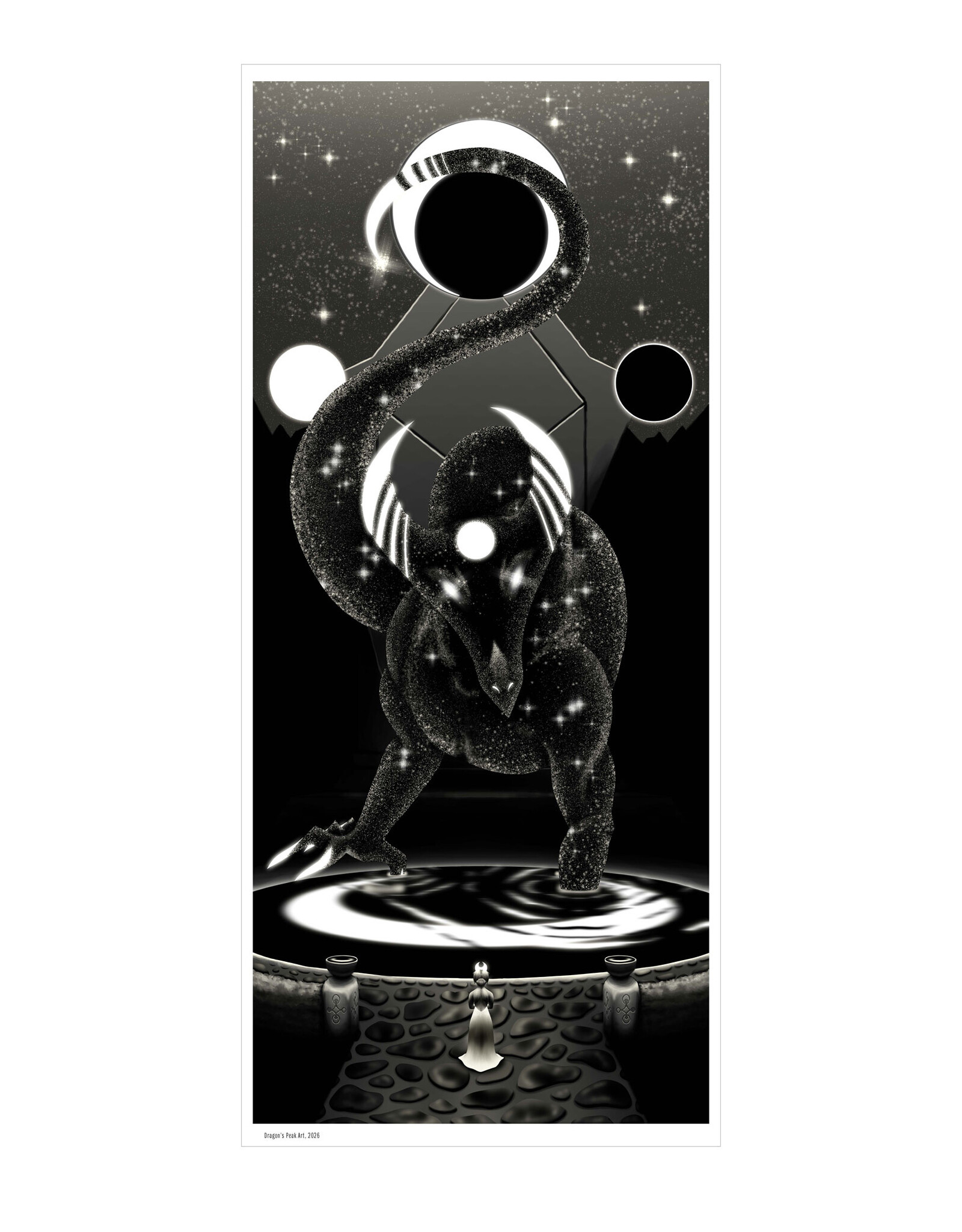Illustration Poster Print by Dragon's Peak Art
