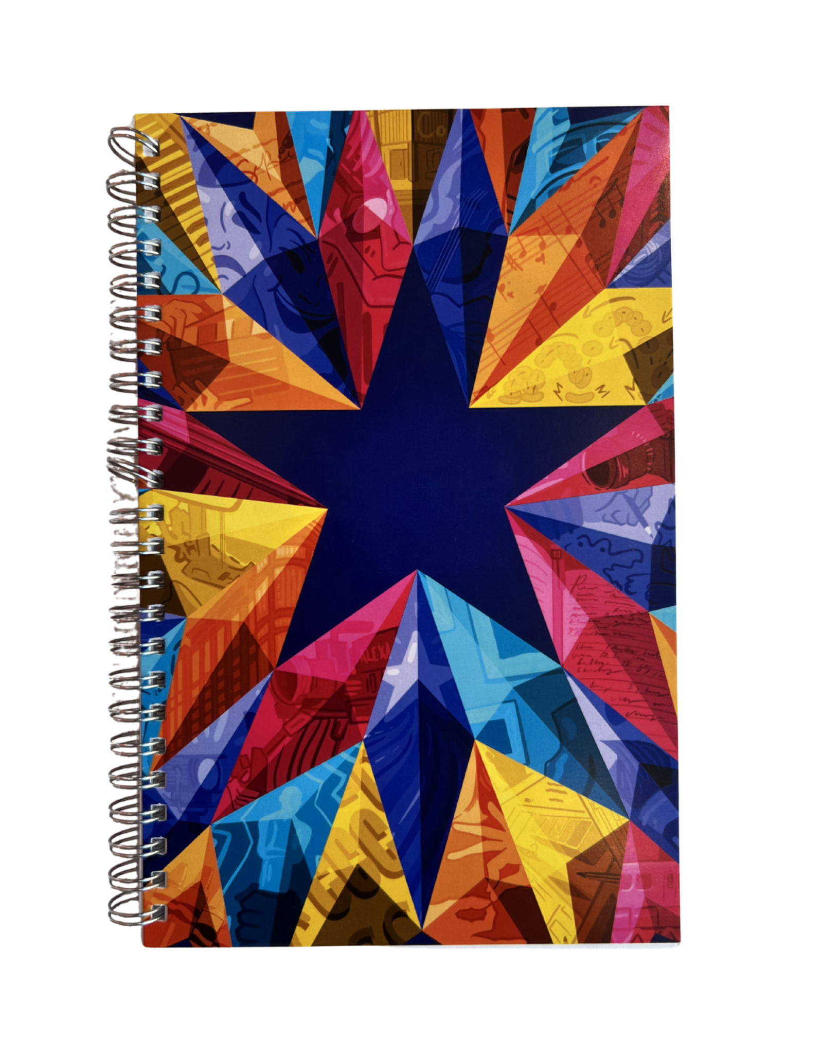Manifest Kaleidoscope Notebook (blank), Design by Sara-Beth Ramsey