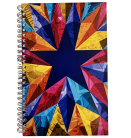Manifest Kaleidoscope Notebook (blank), Design by Sara-Beth Ramsey