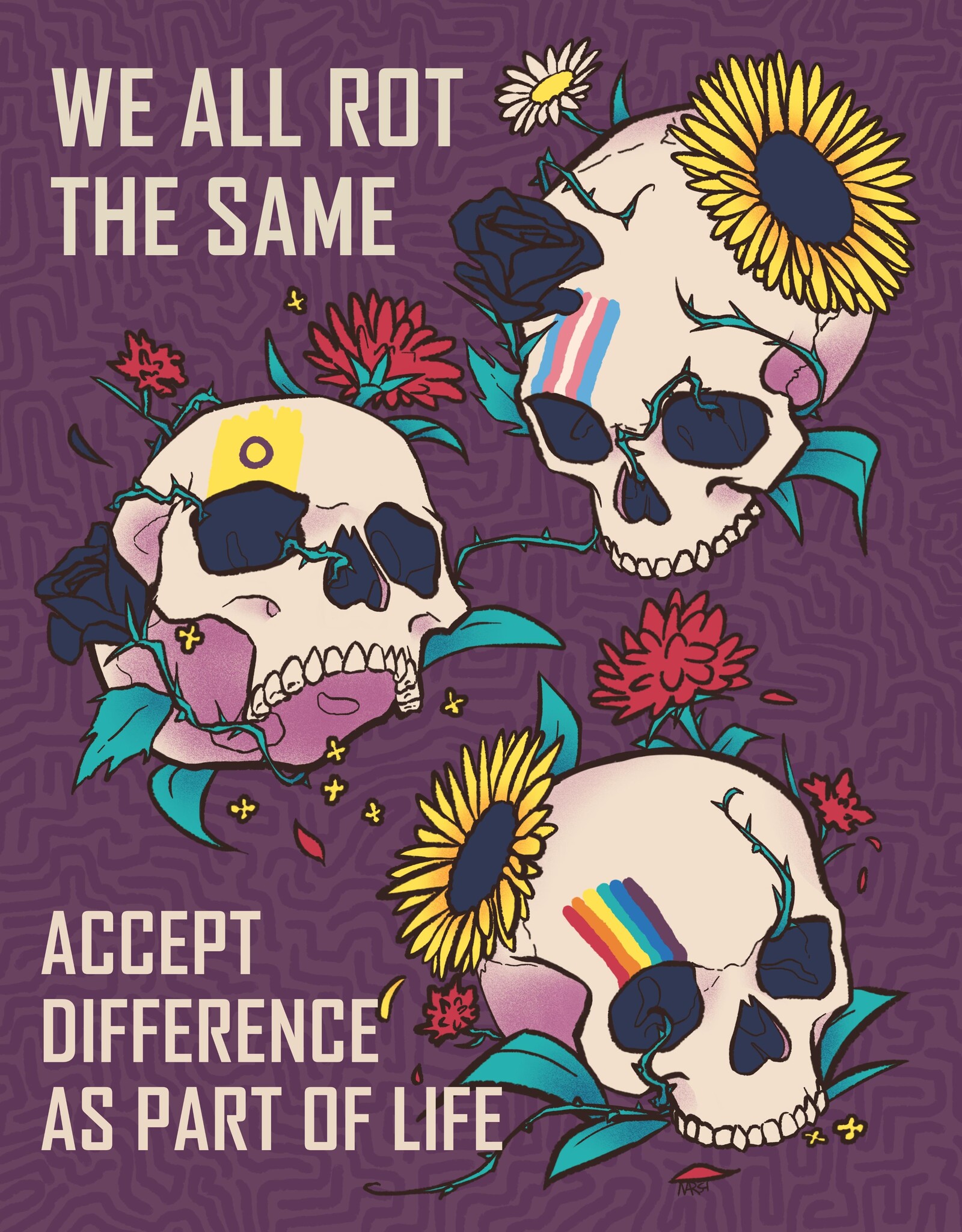 We All Rot the Same print by Narsh Taters