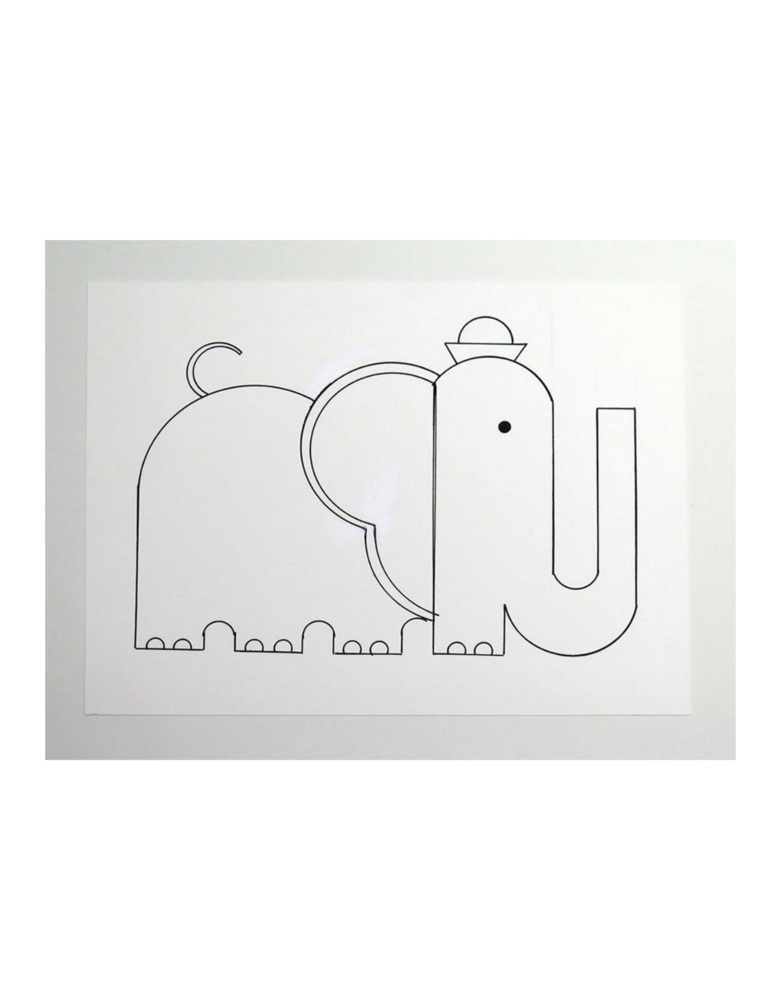 Ivan Brunetti "Elephant" Illustration by Ivan Brunetti