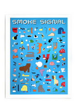 Ivan Brunetti Set of 2 “Smoke Signal” (front + back) digital prints by Ivan Brunetti