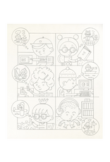 Ivan Brunetti Libraries - Ink Original by Ivan Brunetti