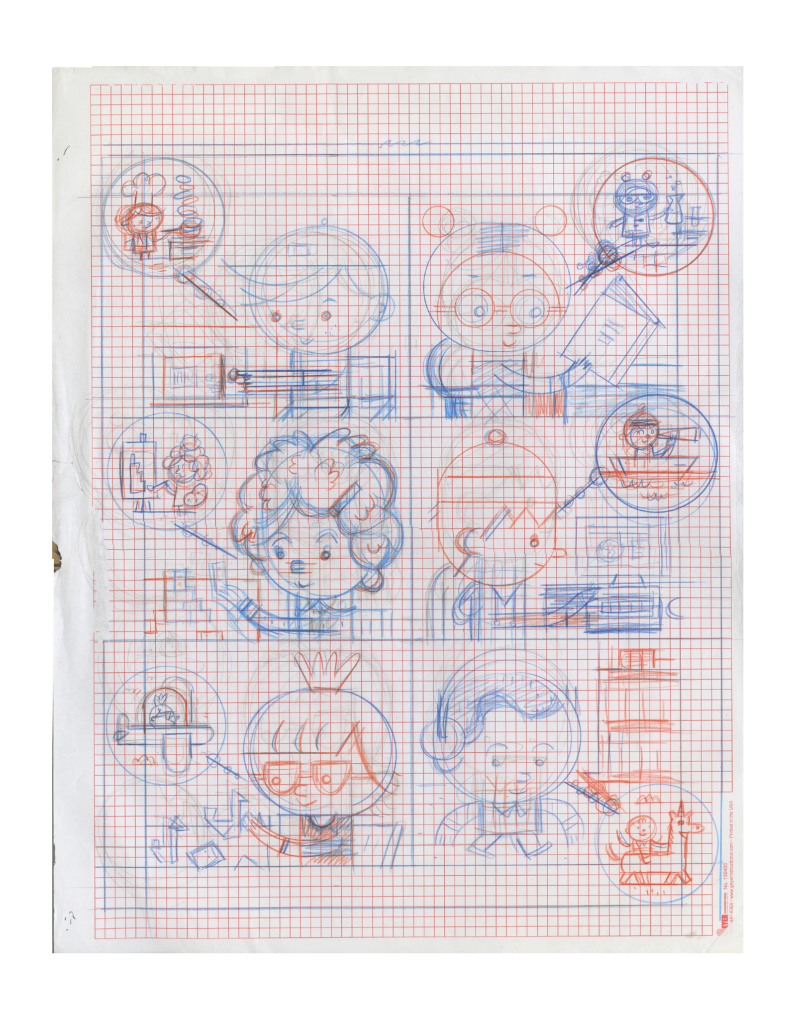 Ivan Brunetti Libraries - Pencil Rough by Ivan Brunetti