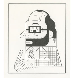 Ivan Brunetti Self-Portrait (Doodling) by Ivan Brunetti
