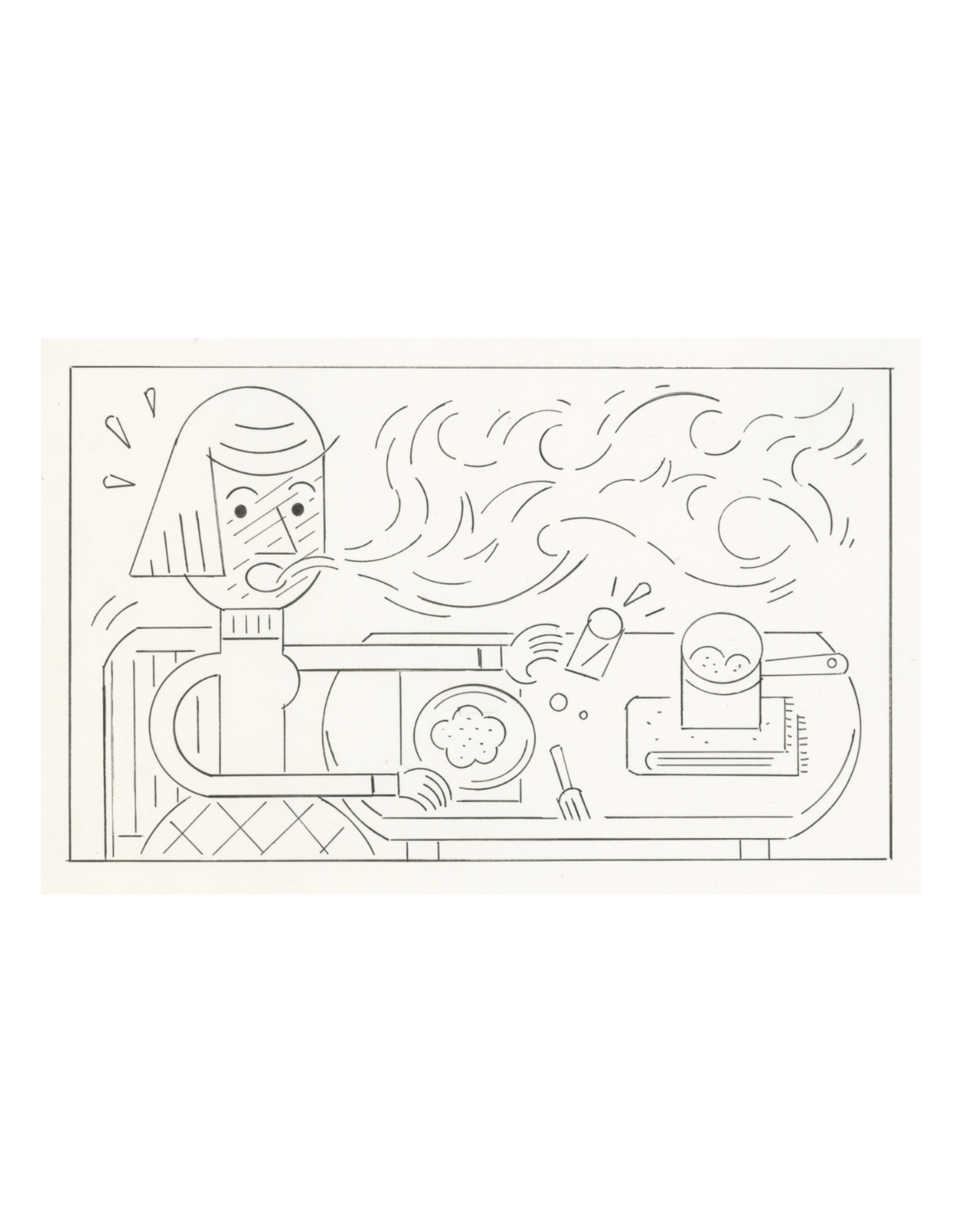 Ivan Brunetti 8 - Fire, Illustration by Ivan Brunetti for The New Yorker, Red Peppers, May 4, 2026