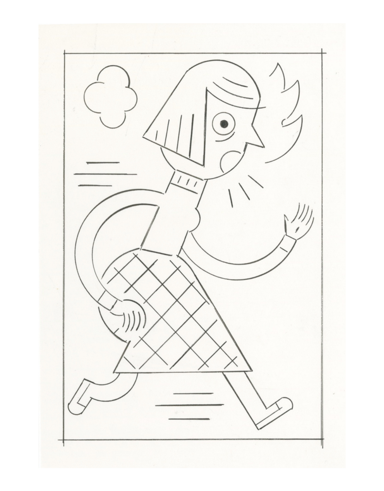 Ivan Brunetti 9 - Running, Illustration by Ivan Brunetti for The New Yorker, Red Peppers, May 4, 2026