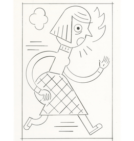 Ivan Brunetti 9 - Running, Illustration by Ivan Brunetti for The New Yorker, Red Peppers, May 4, 2026