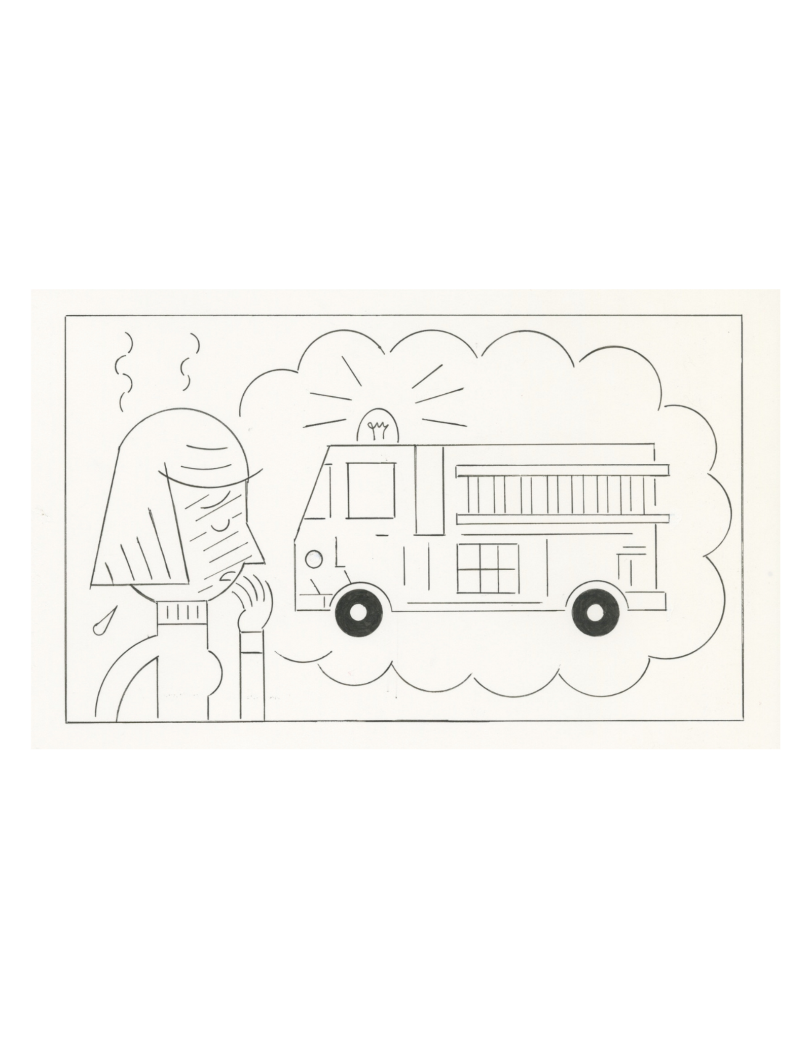 Ivan Brunetti 10 - Fire Engine, Illustration by Ivan Brunetti for The New Yorker, Red Peppers, May 4, 2026
