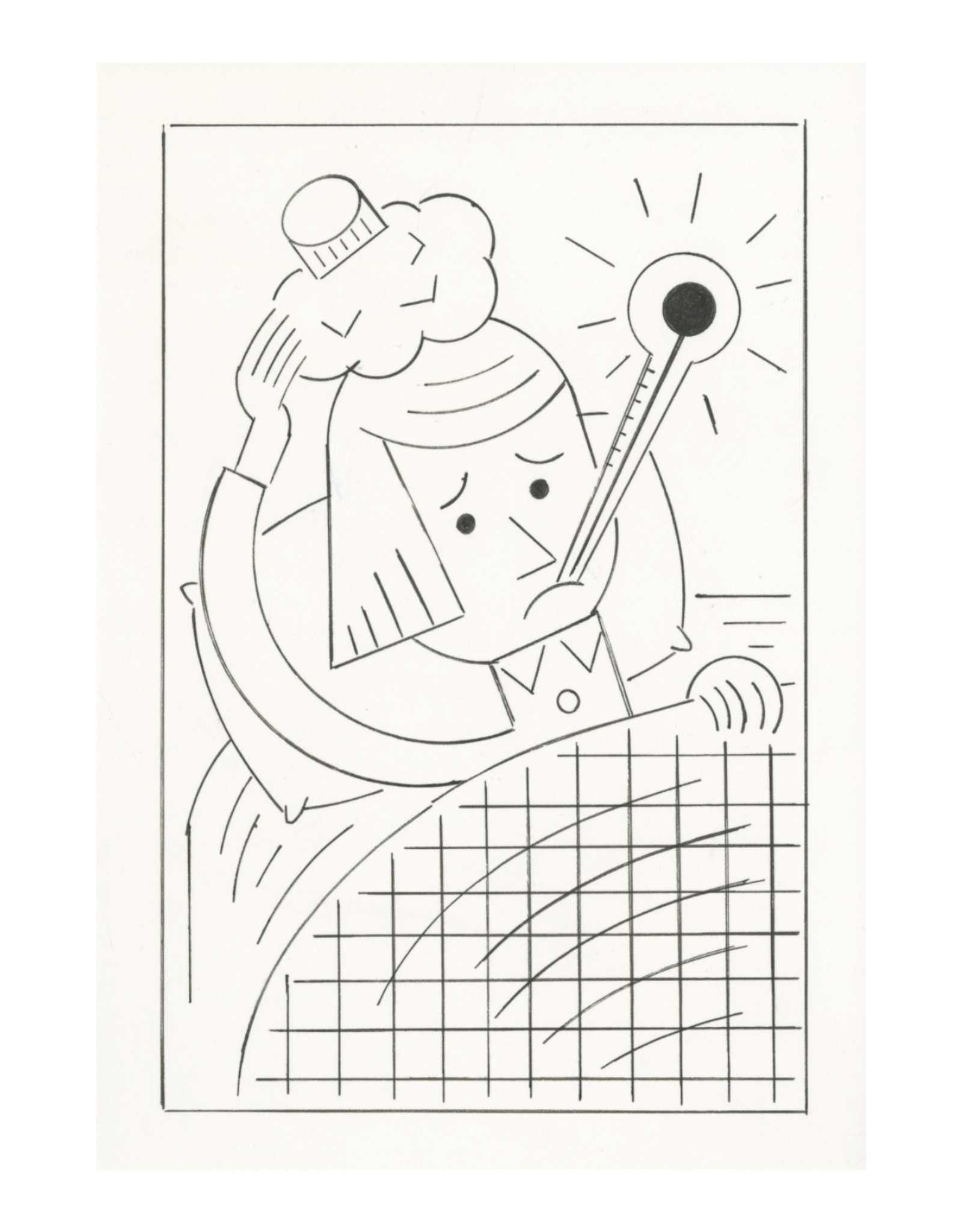Ivan Brunetti 11 - Sick, Illustration by Ivan Brunetti for The New Yorker, Red Peppers, May 4, 2026