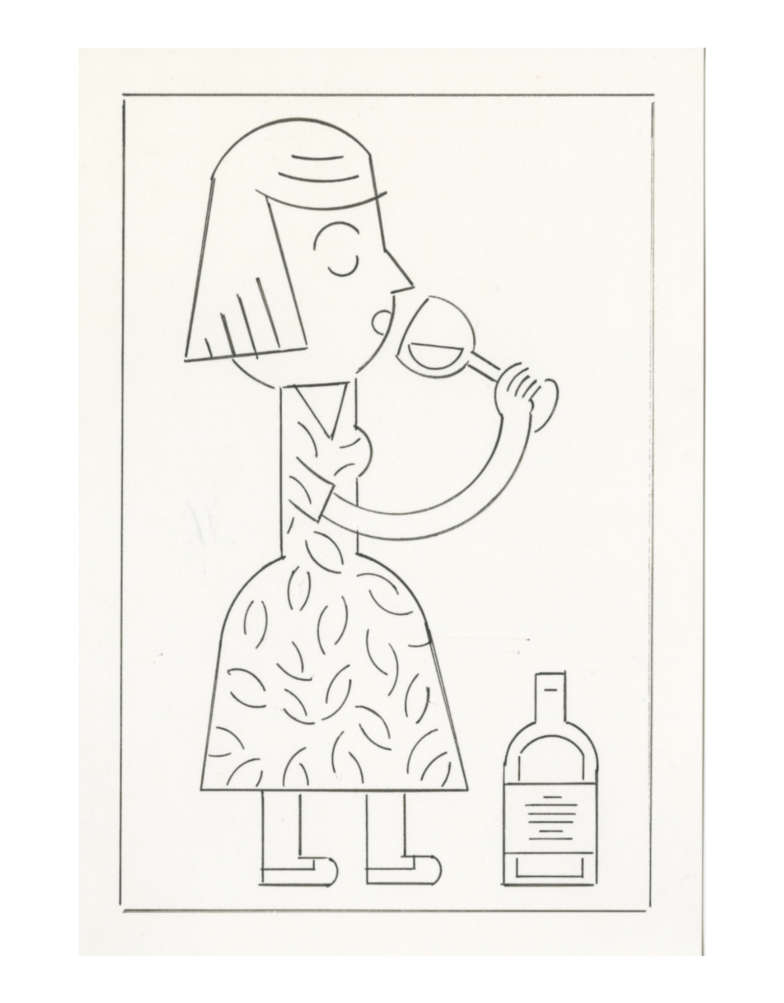 Ivan Brunetti 12 - Wine, Illustration by Ivan Brunetti for The New Yorker, Red Peppers, May 4, 2026