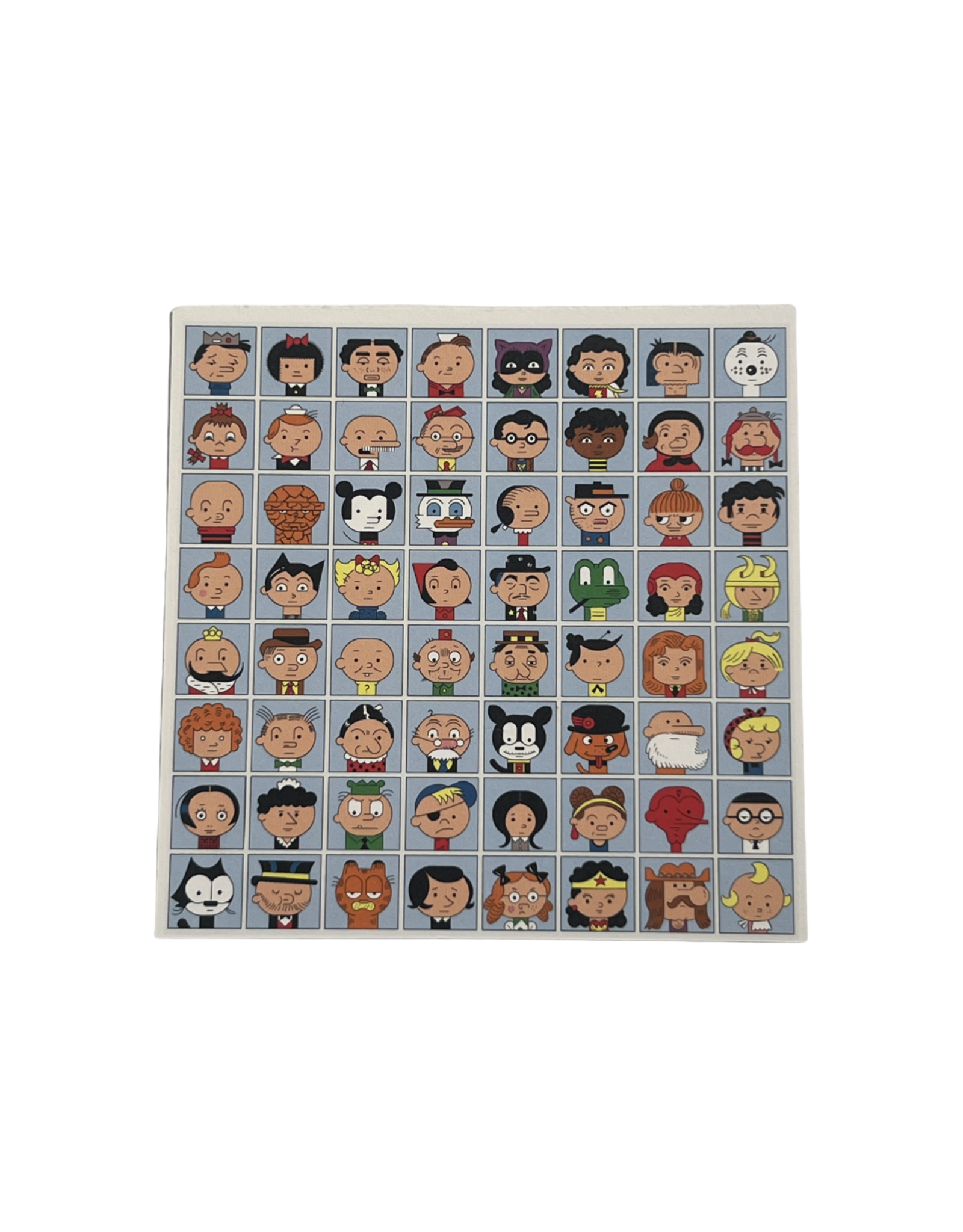 Ivan Brunetti "64 Characters” digital print by Ivan Brunetti