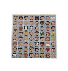 Ivan Brunetti "64 Characters” digital print by Ivan Brunetti