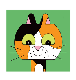 Ivan Brunetti Cat Enamel Pin by Ivan Brunetti