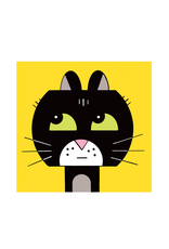 Ivan Brunetti Cat Enamel Pin by Ivan Brunetti