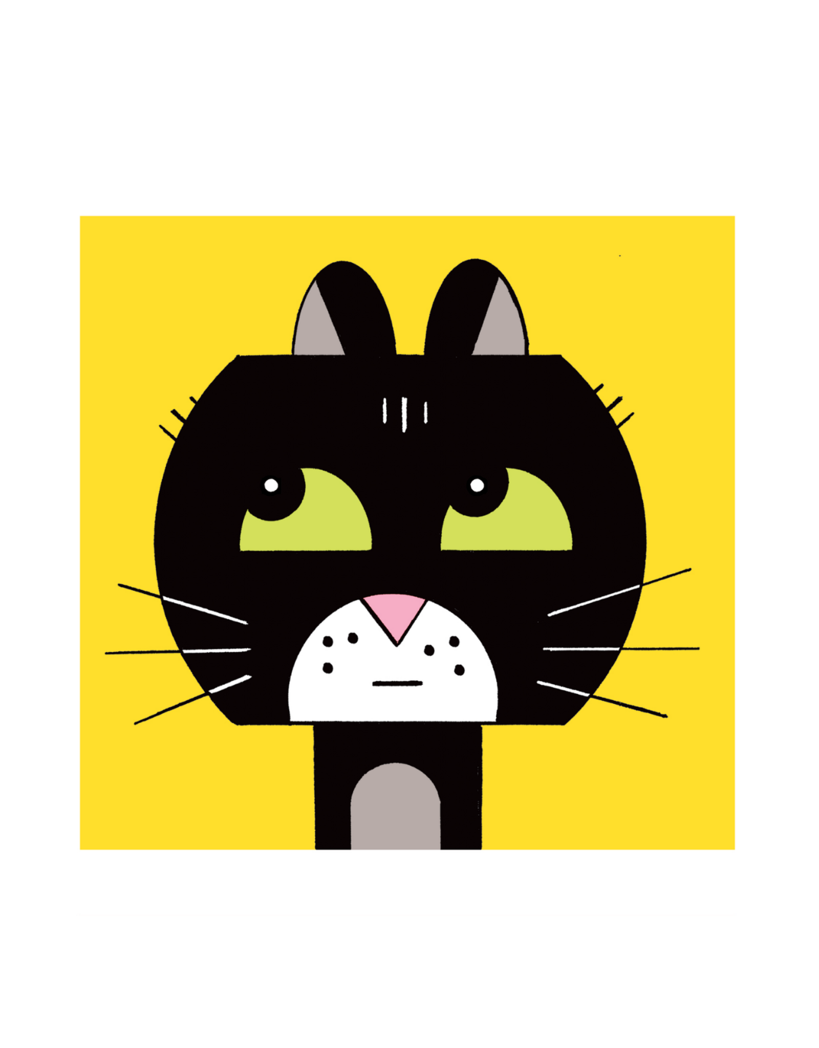 Ivan Brunetti Cat Enamel Pin by Ivan Brunetti