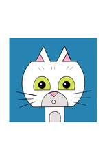 Ivan Brunetti Cat Enamel Pin by Ivan Brunetti