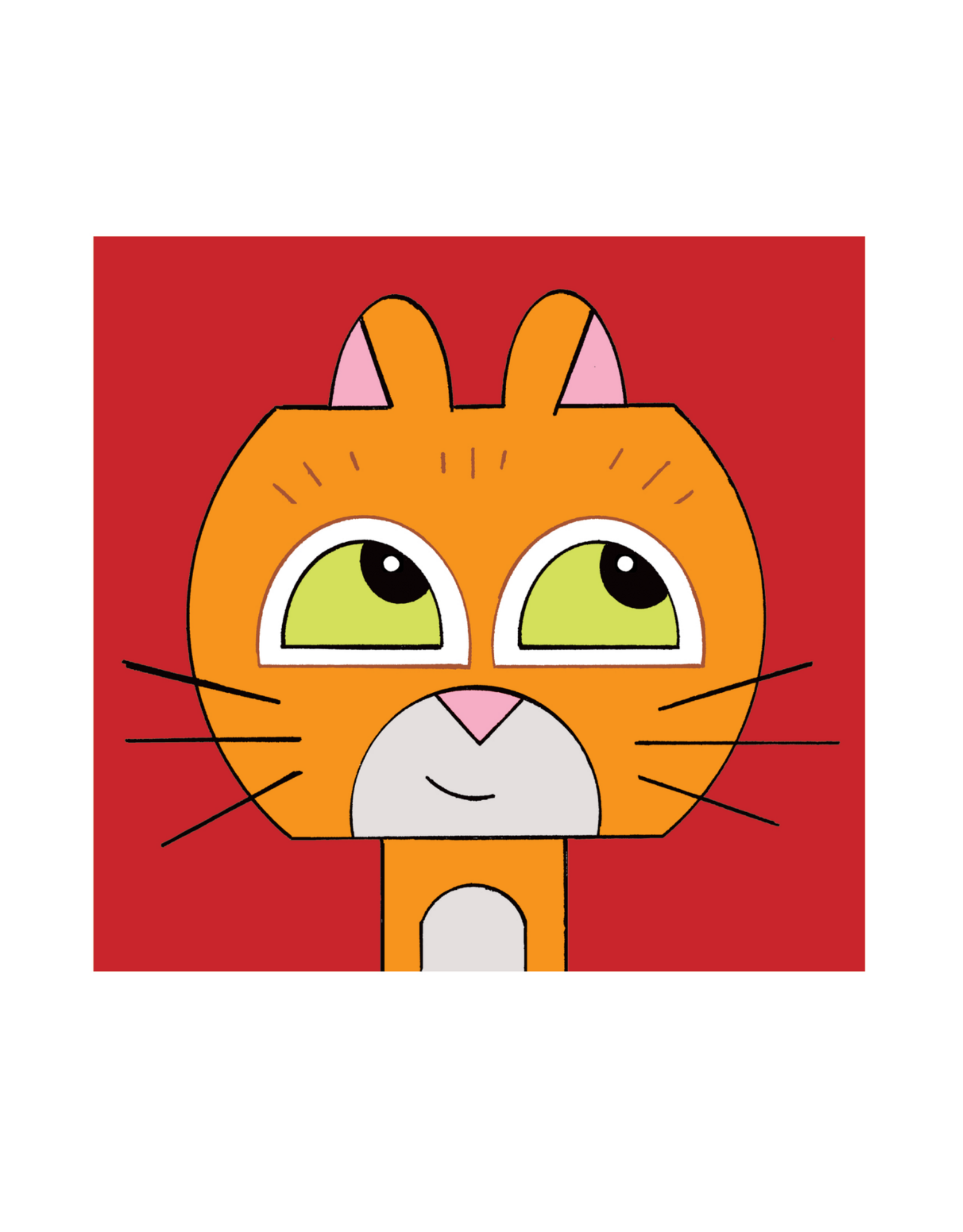 Ivan Brunetti Cat Enamel Pin by Ivan Brunetti