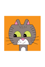Ivan Brunetti Cat Enamel Pin by Ivan Brunetti