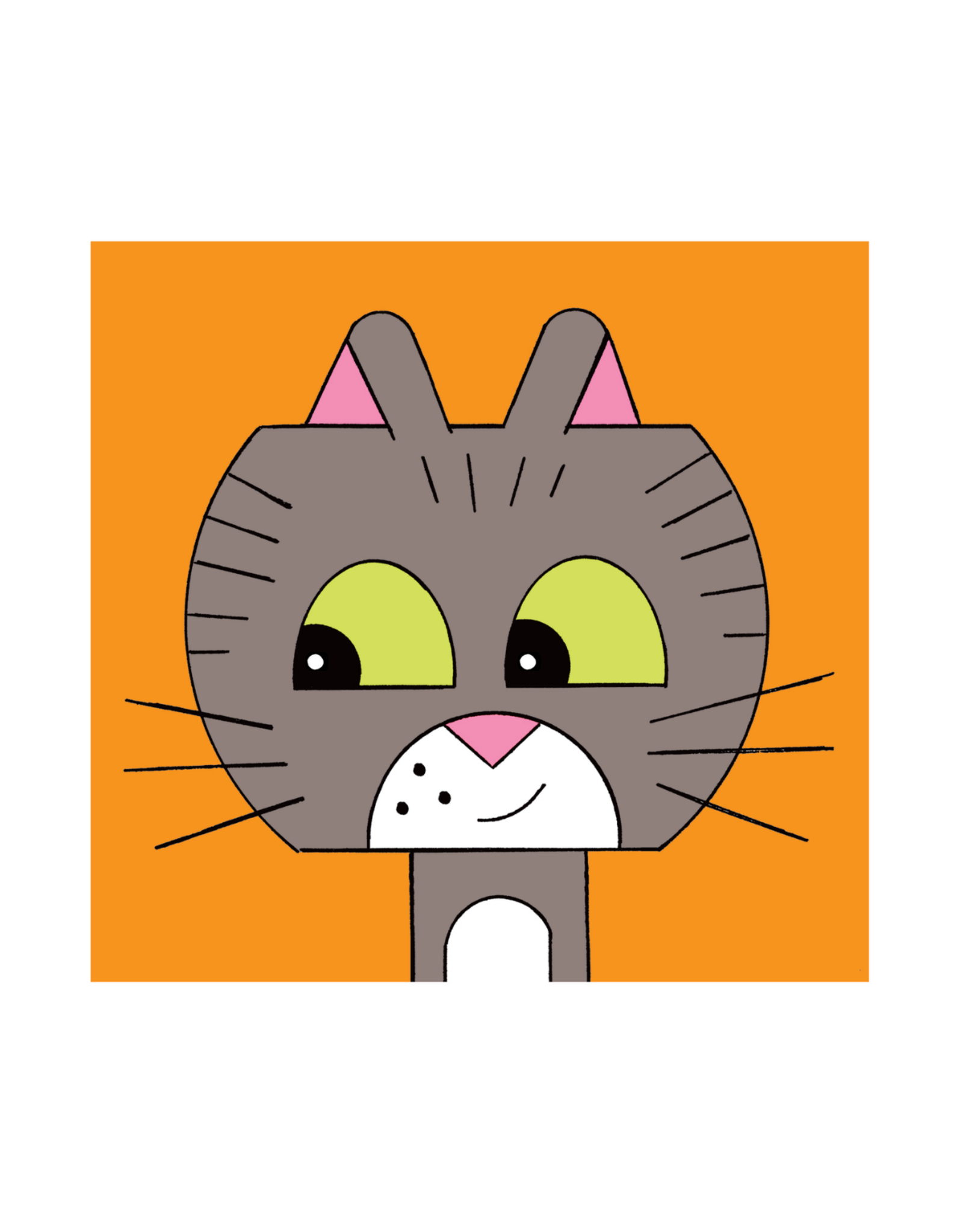 Ivan Brunetti Cat Enamel Pin by Ivan Brunetti