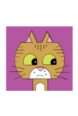 Ivan Brunetti Cat Enamel Pin by Ivan Brunetti