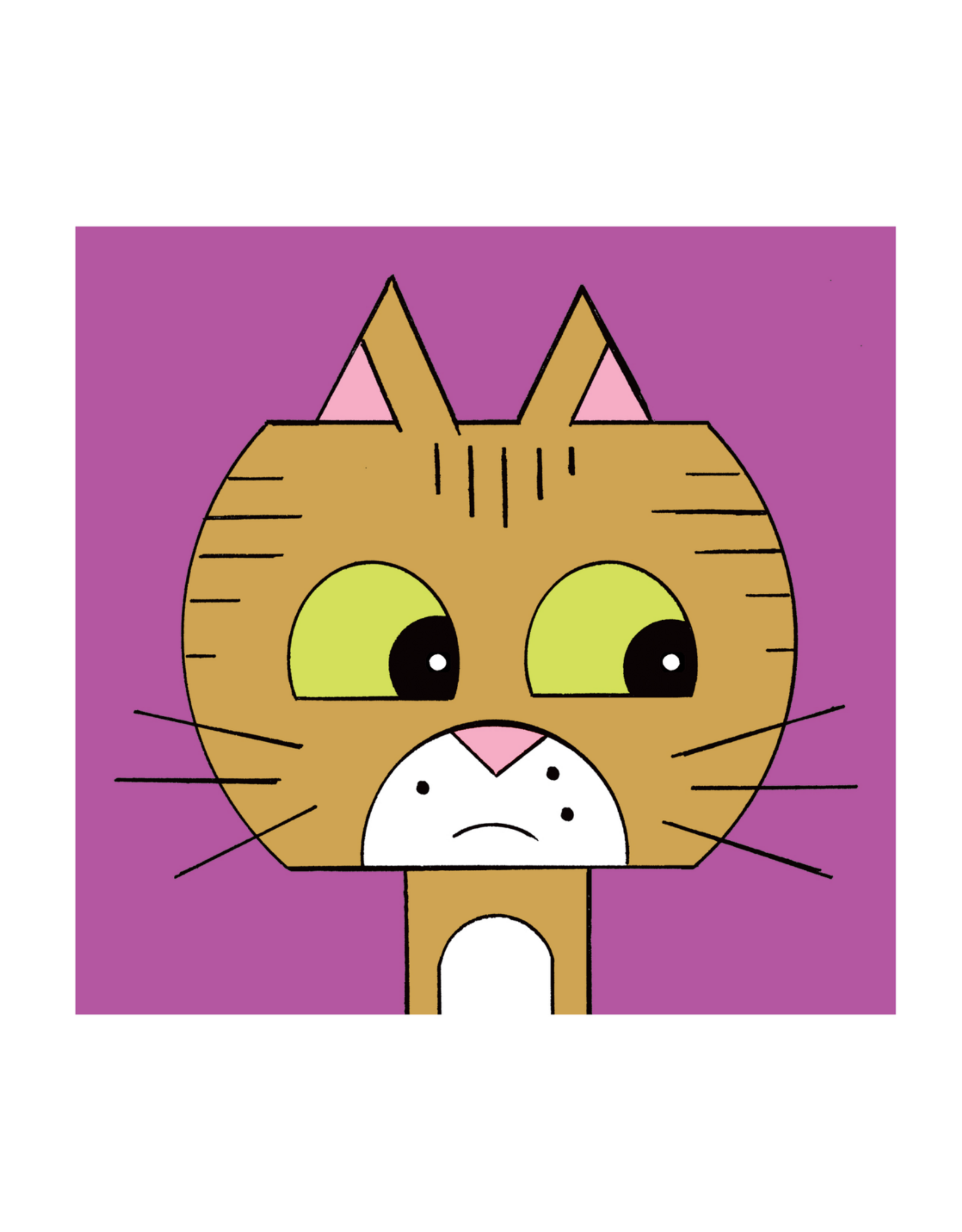 Ivan Brunetti Cat Enamel Pin by Ivan Brunetti