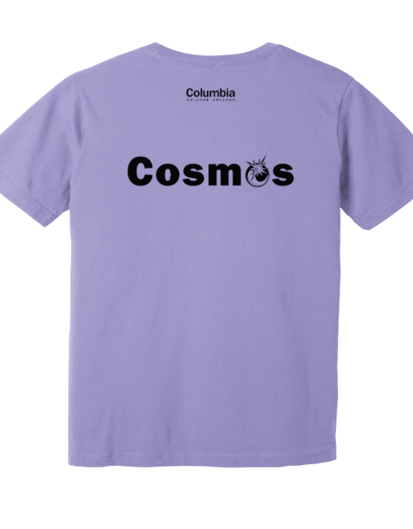 Columbia College Chicago Cosmos T-Shirt in Dark Lavender