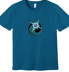 Cosmos Columbia College Chicago Cosmos T-Shirt in Deep Teal