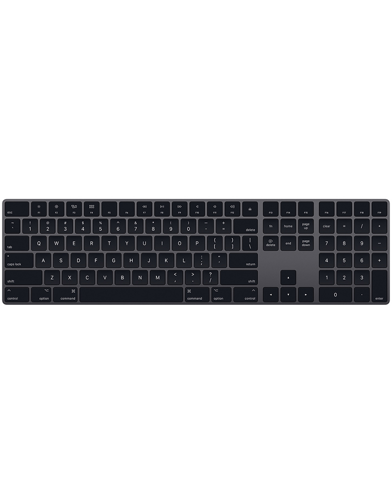 APPLE Magic Keyboard avec pavé numérique - Anglais (États-Unis) - Gris cosmique