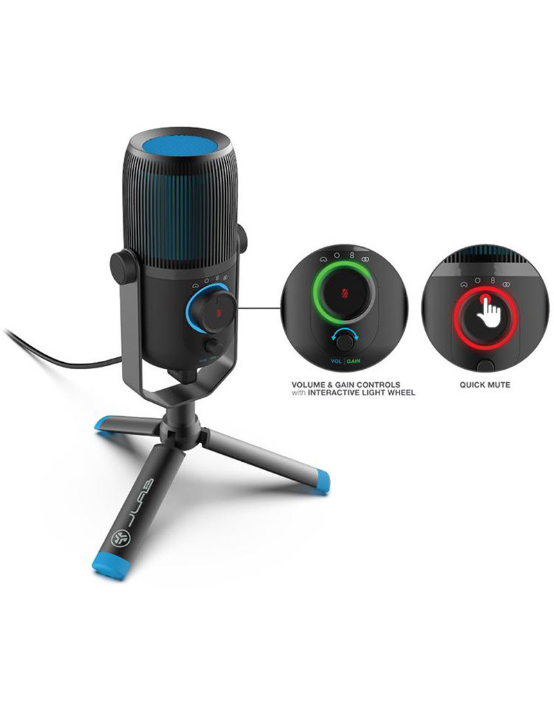 Jlab Audio Talk Pro Micro USB - Talk | USB-C Output | Cardioid, omnidirectional, stereo or bidirectional | Sampling rate 96 K | Frequency response 20 Hz - 20 kHz | Volume, gain control, rapid silent | Plug & Play