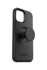 OtterBox Otter + Pop Symmetry Case with Swappable PopTop for iPhone 12/12 Pro - Black