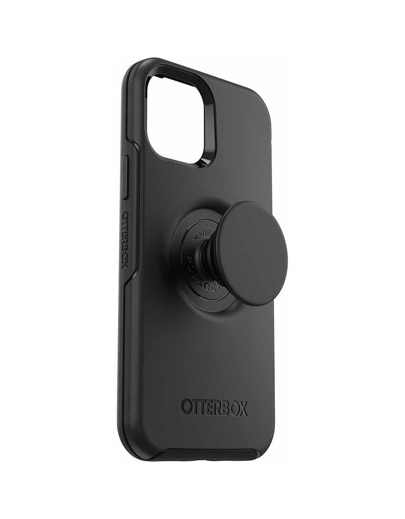 OtterBox Otter + Pop Symmetry Case with Swappable PopTop for iPhone 12/12 Pro - Black