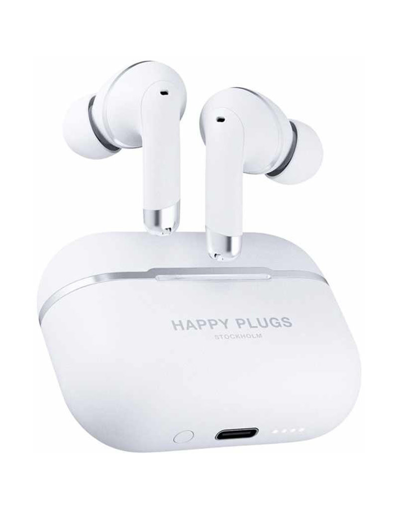 Happy Plugs Écouteurs sans fil Air 1 ANC - Blanc