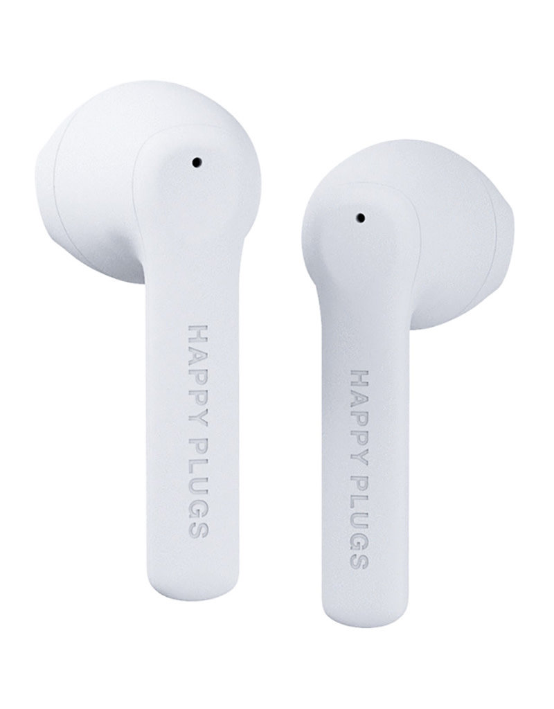 Happy Plugs Earbuds Air 1 Go True Wireless White Le Mac Urbain