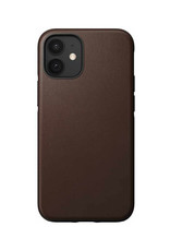 Nomad Étui de protection robuste en cuir pour iPhone 12 Mini - Brun rustique