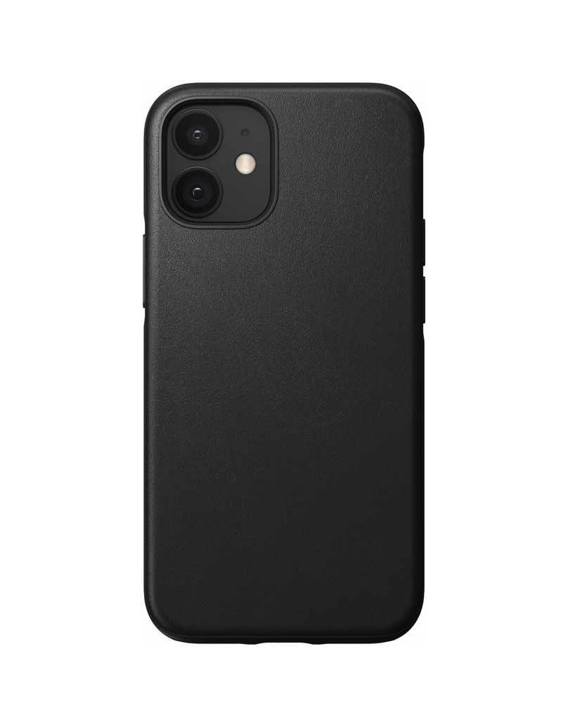 Nomad Étui de protection robuste en cuir pour iPhone 12 mini - Noir