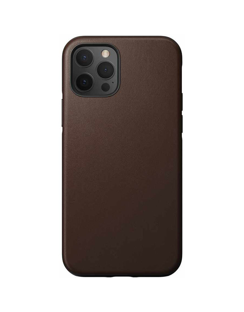Nomad Étui de protection robuste en cuir pour iPhone 12/12 Pro - Brun