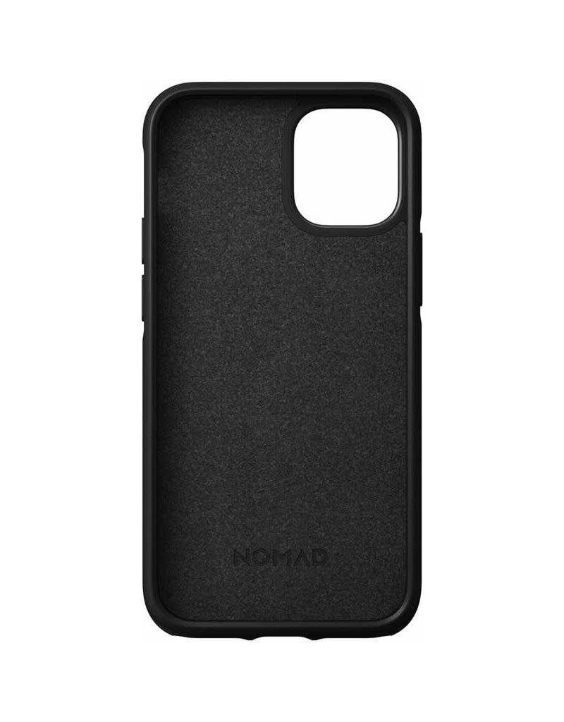 Nomad Étui de protection robuste en cuir pour iPhone 12 mini - Noir