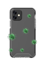 Blu Element Protective Case Antimicrobial DropZone Rugged for iPhone 12 mini - Clear/Black