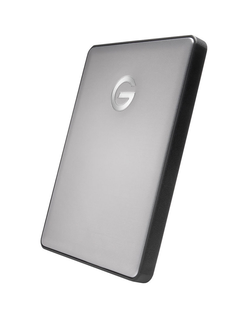 G-Technology Disque dur externe portable G-Drive avec câble USB-C / USB-A - 4 To - Gris
