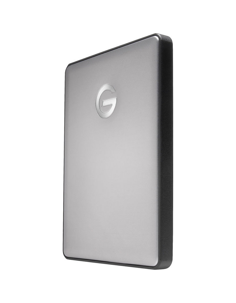 G-Technology Disque dur externe portable G-Drive avec câble USB-C / USB-A - 1 To - Gris